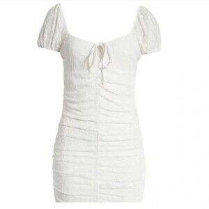 BP White Lace Bodycon SZ L
